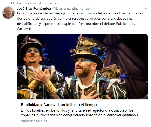 Jose Pepe Blas enfadado